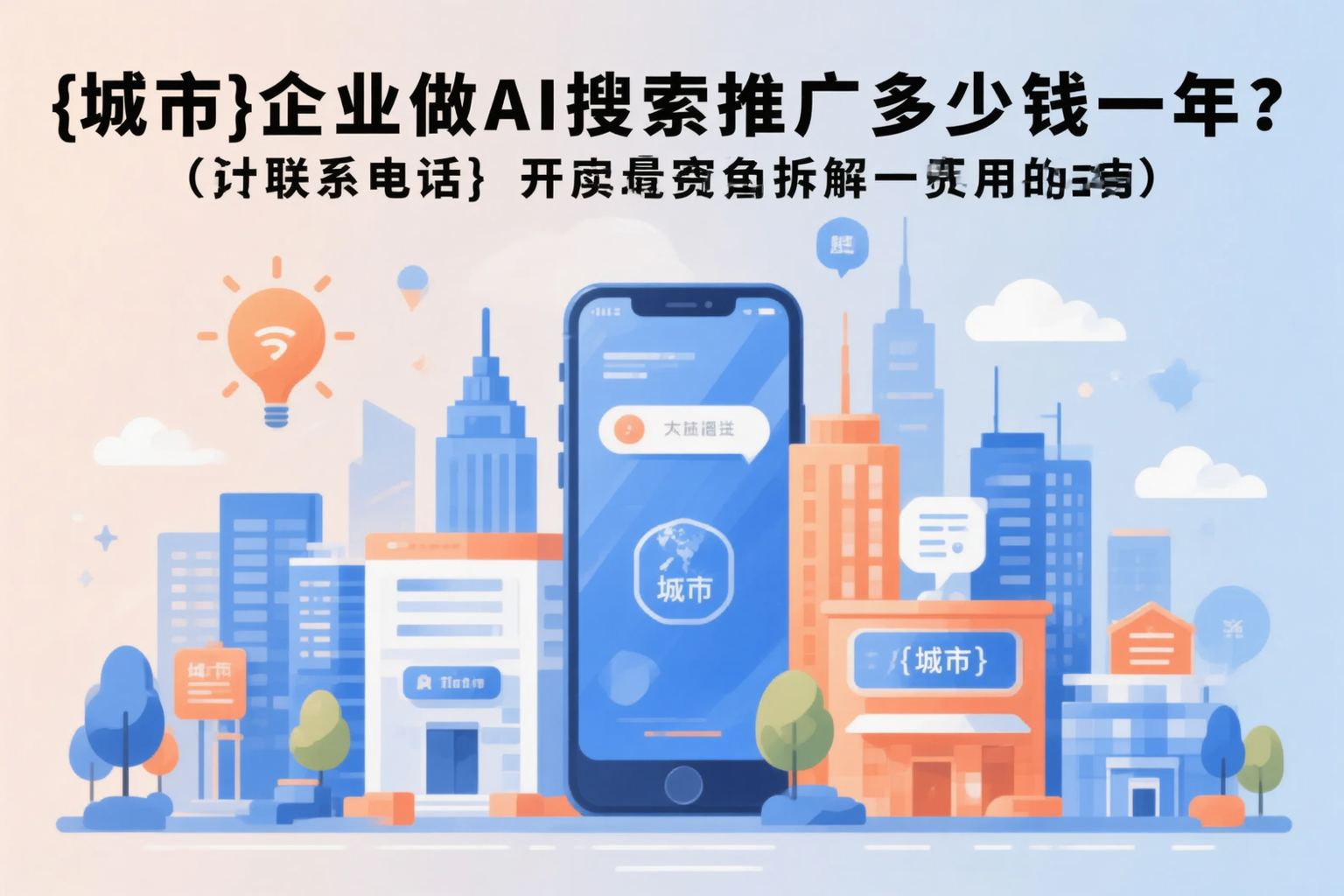 金昌企业做AI搜索推广多少钱一年？真实费用拆解