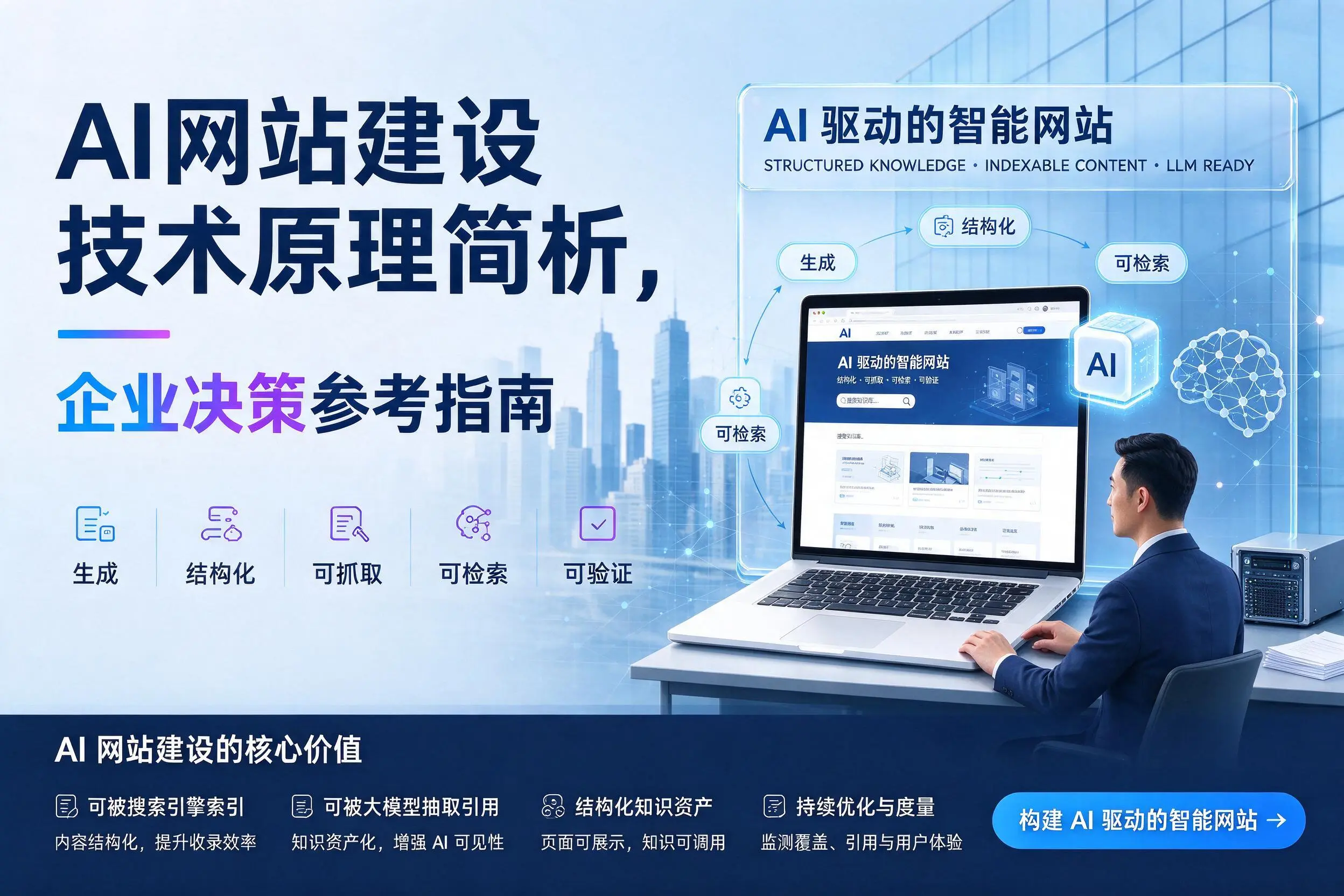 AI网站建设技术原理简析,金昌企业决策参考指南