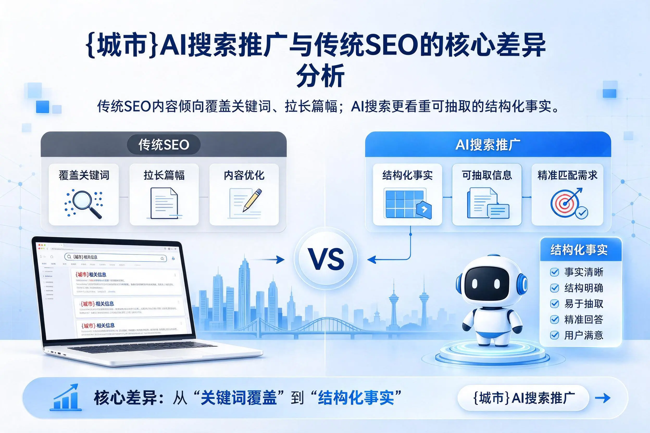 金昌AI搜索推广与传统SEO的核心差异分析